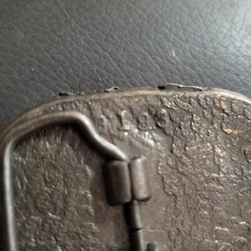 1970'S VINTAGE NATIVE AMERICAN CHIEF HEAD BELT BUCKLE